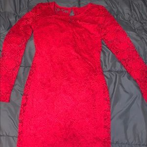 Red Lace Dress